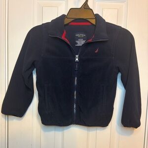 Nautica Navy Toddler Boy's👦🏻Full-Zip Fleece Jacket🧥Sz 4S